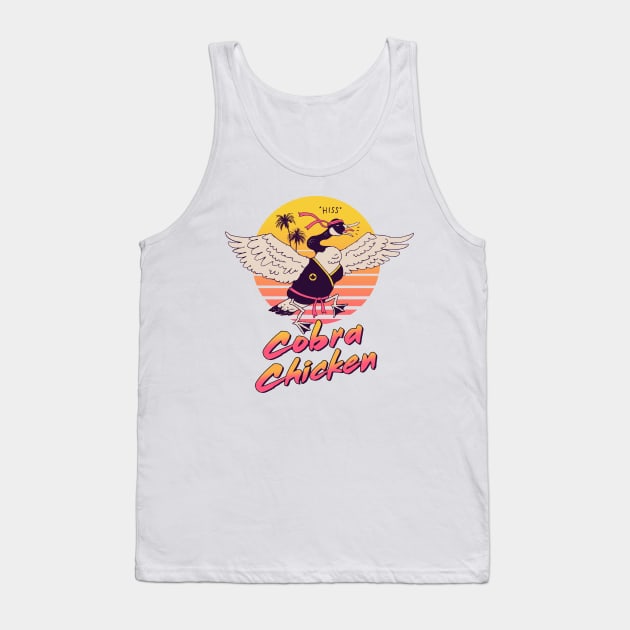 Cobra Chicken! Tank Top by Vincent Trinidad Art